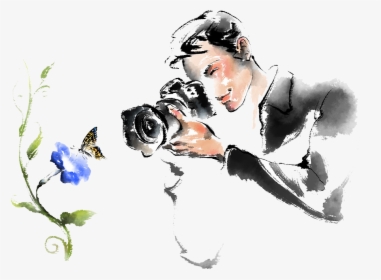 Watercolor Painting Camera Drawing - Painting Camera Hd, HD Png Download, Transparent PNG