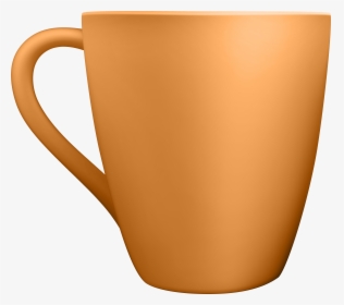 Orange Ceramic Mug Clip Art, HD Png Download, Transparent PNG