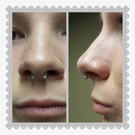 A Healed Septum Piercing I Did Several Months Ago On - Close-up, HD Png Download, Transparent PNG