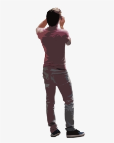 Man Back Png , Png Download - People Take A Picture Png, Transparent Png, Transparent PNG