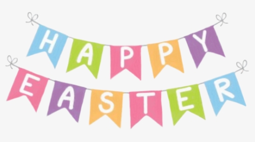 #happyeaster #easter #spring #banner #partybanner #banners - Banner, HD Png Download, Transparent PNG