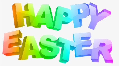 Clip Art Happy Easter Text Art - Graphic Design, HD Png Download, Transparent PNG