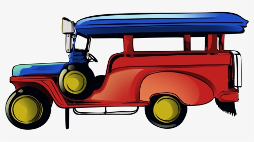 Jeepney Drawing Cute Transparent Png Clipart Free Download - Jeepney Clipart, Png Download, Transparent PNG