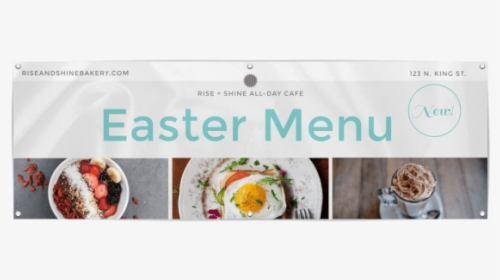 Easter Menu Banner Template Preview - Multimedia Software, HD Png Download, Transparent PNG