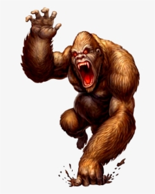 Transparent Angry Gorilla Png - D&d 5e Giant Ape, Png Download, Transparent PNG