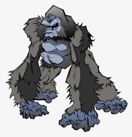 Gorilla Clipart - Cách Vẽ Con Khỉ Đột, HD Png Download, Transparent PNG