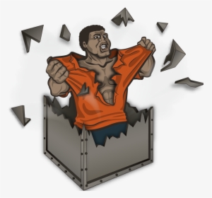 Dick In A Box - Guy Stuck In A Box, HD Png Download, Transparent PNG