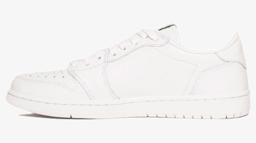 Air Jordan Sneakers 1 Low No Swoosh White 872782- - Walking Shoe, HD Png Download, Transparent PNG