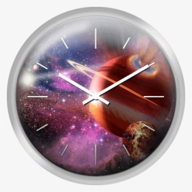 Asteroid Impact On An Alien Planet - Wall Clock, HD Png Download, Transparent PNG