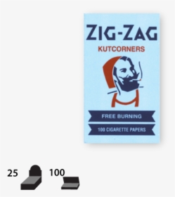 Zig Zag Blue Kutcorners - Zig Zag Blues Papers, HD Png Download, Transparent PNG