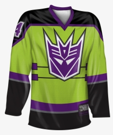 Transparent Decepticon Png - Ice Hockey Jersey Transformers, Png Download, Transparent PNG