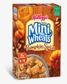 Transparent Pumpkin Spice Latte Png - Kellogg's Mini Wheats Pumpkin Spice Cereal, Png Download, Transparent PNG