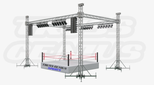 Boxing, Boxing Ring Truss, Aluminum Truss, Global Truss, - Stage Truss, HD Png Download, Transparent PNG