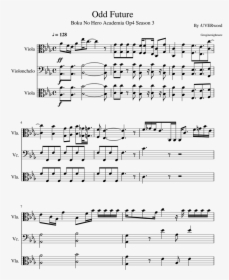 My Hero Academia Odd Future Violin Sheet Music, HD Png Download, Transparent PNG