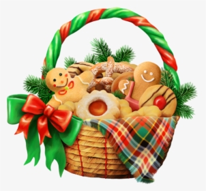Christmas Cookie , Png Download - Gift Basket, Transparent Png, Transparent PNG