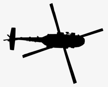 Helicopter Clipart Top View - Top View Helicopter Png, Transparent Png, Transparent PNG
