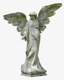 Statue Angels Cemetery - Angels Statue For Cemetery, HD Png Download, Transparent PNG