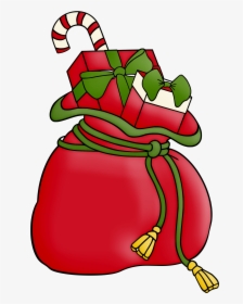 Christmas Clip Art - Christmas Sack Clipart, HD Png Download, Transparent PNG