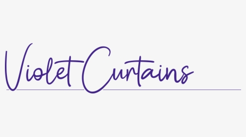Violet Curtains - Calligraphy, HD Png Download, Transparent PNG