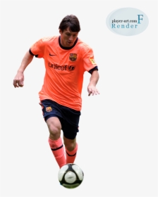 Than Fc Barcelona Lionel - Kick Up A Soccer Ball, HD Png Download, Transparent PNG