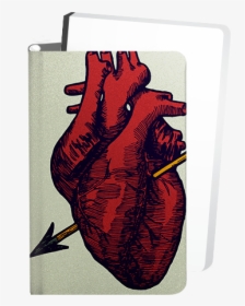 Reverse / Broken Heart   Class Lazyload Lazyload Fade - Human Heart Drawing Arrow, HD Png Download, Transparent PNG