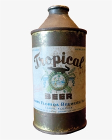This Tropical Beer Can From The Tampa Florida Brewery - Beer Bottle, HD Png Download, Transparent PNG