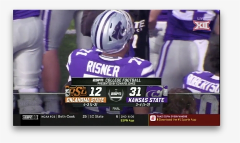 Oklahoma State At Kansas State - Player, HD Png Download, Transparent PNG