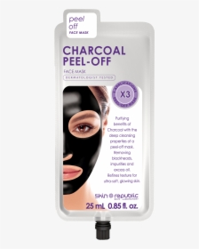 Charcoal Peel-off Face Mask 25ml Aed - 24k Gold Peel Off Mask, HD Png Download, Transparent PNG