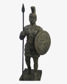 Roman Warrior - Bronze Sculpture, HD Png Download, Transparent PNG