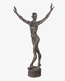 Bronzefigur Nackter Tanz Von Roman Strobl - Statue, HD Png Download, Transparent PNG