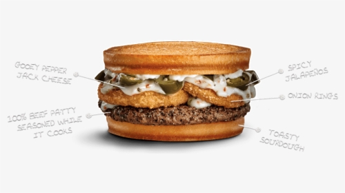 Transparent Jack In The Box Png - Jack In The Box Sourdough Patty Melt, Png Download, Transparent PNG