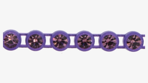 Preciosa Rhinestone Plastic Banding 1 Row Ss13 Purple/light - Circle, HD Png Download, Transparent PNG