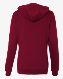 Maroon Hoodie Template Back, HD Png Download, Transparent PNG