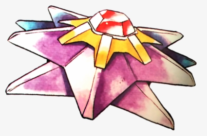 Starmie , Png Download - Pokemon Red And Blue Starmie, Transparent Png, Transparent PNG