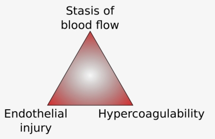 Transparent Blood Trail Png - Virchow's Triad, Png Download, Transparent PNG
