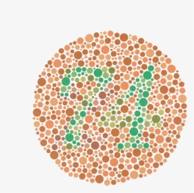 Color Blindness Test - Can You Read The Number, HD Png Download, Transparent PNG