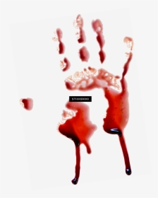 Blood Dripping Gif Transparent , Png Download - Bloody Handprints No Background, Png Download, Transparent PNG