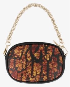Tree Bark Structure Brown Chain Purse - Handbag, HD Png Download, Transparent PNG