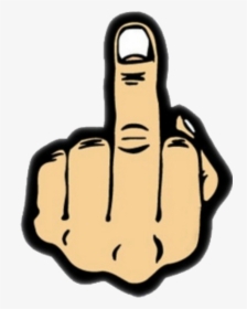 Middle Finger Gester Filters And A Mickey Mouse Sex - Fuck You, HD Png Download, Transparent PNG