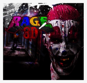 Rage 3-d Scary Clown - Indy Scream Park 2018, HD Png Download, Transparent PNG