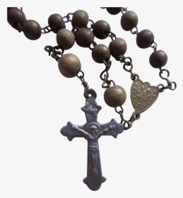 S Wood Bead With - Christian Cross, HD Png Download, Transparent PNG