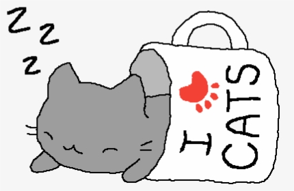 Main Image Cat Sleeping By Catlover300 - Happy Song Nightcore, HD Png Download, Transparent PNG
