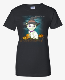 Clip Art Halloween Cat Lovers Clothingcravings - T-shirt, HD Png Download, Transparent PNG