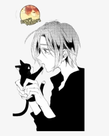 Anime Boy And Cat Render By H - Anime Boy With Cats, HD Png Download, Transparent PNG