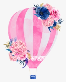 Wedding Invitation Hot Air Balloon Clip Art - Hot Air Balloon Invitation, HD Png Download, Transparent PNG