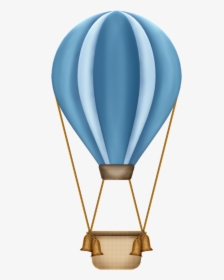 Baby Blue Hot Air Balloon, HD Png Download, Transparent PNG