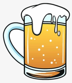 Beer Clipart At Free For Personal Use Transparent Png - Glass Of Beer Cartoon, Png Download, Transparent PNG
