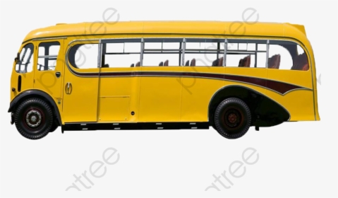 Bus Clipart Vintage - Bus Psd, HD Png Download, Transparent PNG