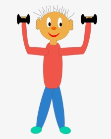 Physical Exercise Clip Art - Do Morning Exercise Cartoon, HD Png