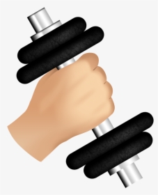 Dumbbell Weight Training Fitness Centre Clip Art - Hand Gym, HD Png Download, Transparent PNG